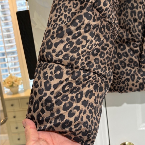 Sanctuary French Kitty Animal Print “Puffer-Up Jacket”’ with Hood - Picture 5 of 14